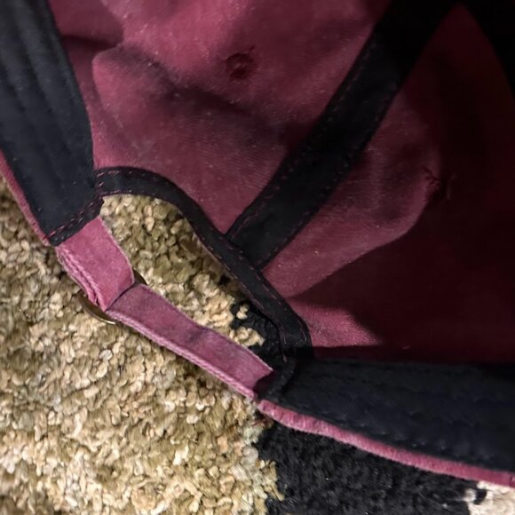 NWOT LESS PEOPLE MORE PETS Burgundy Ball Cap Adjustable Sizing - People < Pets - Picture 7 of 8